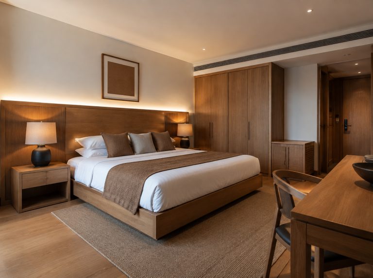 江源区酒店客房实木家具整装